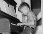 Jerry Gowen practicing in 1959.